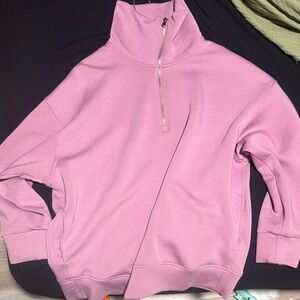 Old Navy Bounce Fleece Maternity Quarter Zip